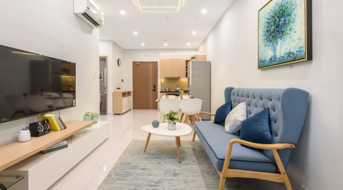 Cho thuê gấp căn hộ 2 phòng ngủ hướng chính Bắc KĐT Dương Nội, diện tích 81m2